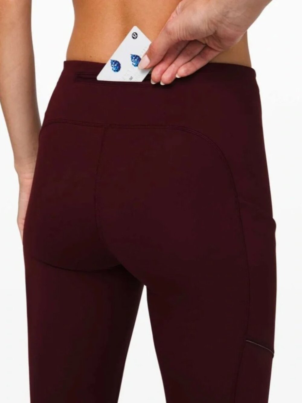 Lululemon Speed-Up Tight in Garnet Size 8 Tall in Luon Fabric - Picture 5 of 8